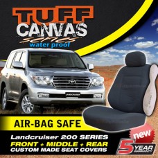 Tuff Canvas Landcruiser 200 Series Seat Covers F+M+R